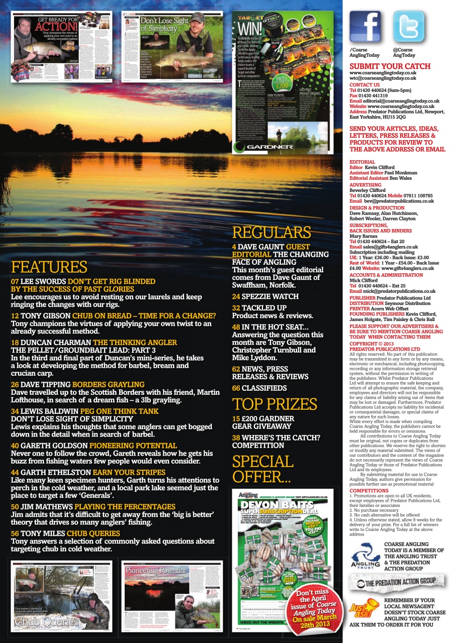 Coarse Angling Today Preview Pages