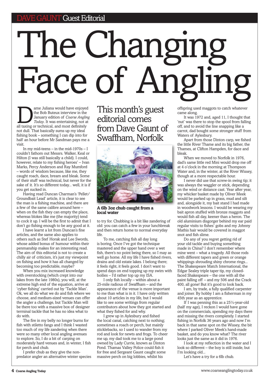 Coarse Angling Today Preview Pages