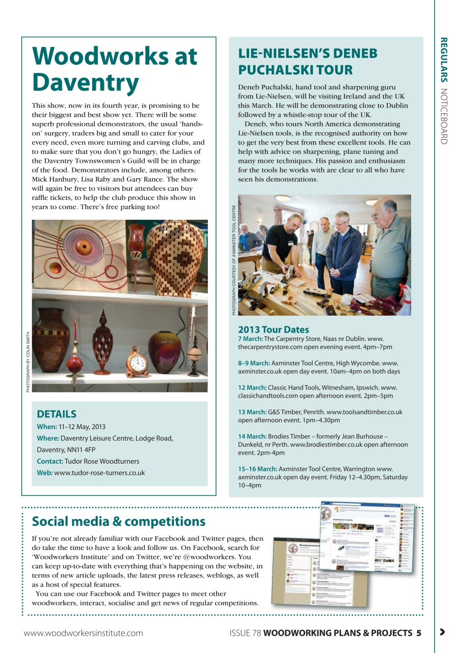 Woodworking Crafts Magazine Preview Pages