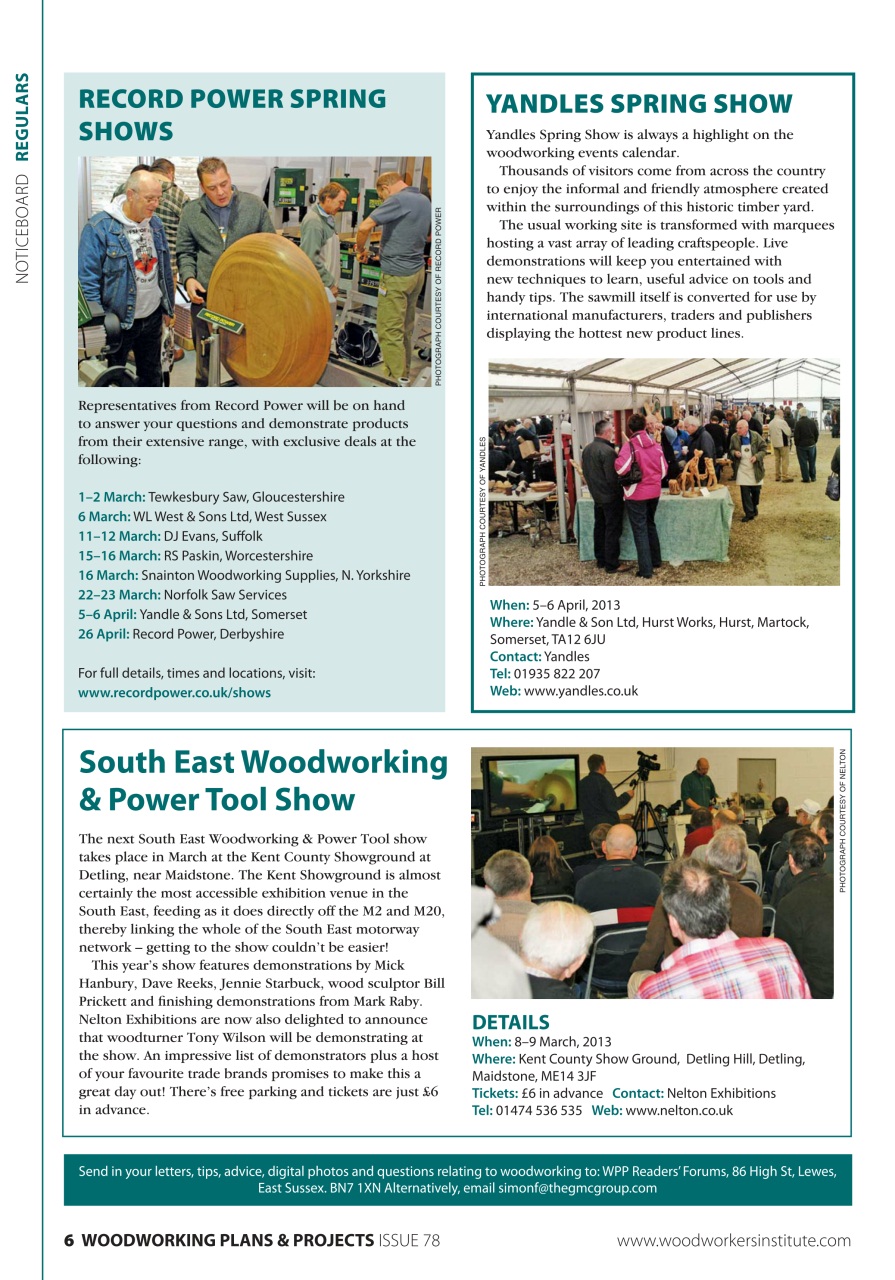 Woodworking Crafts Magazine Preview Pages