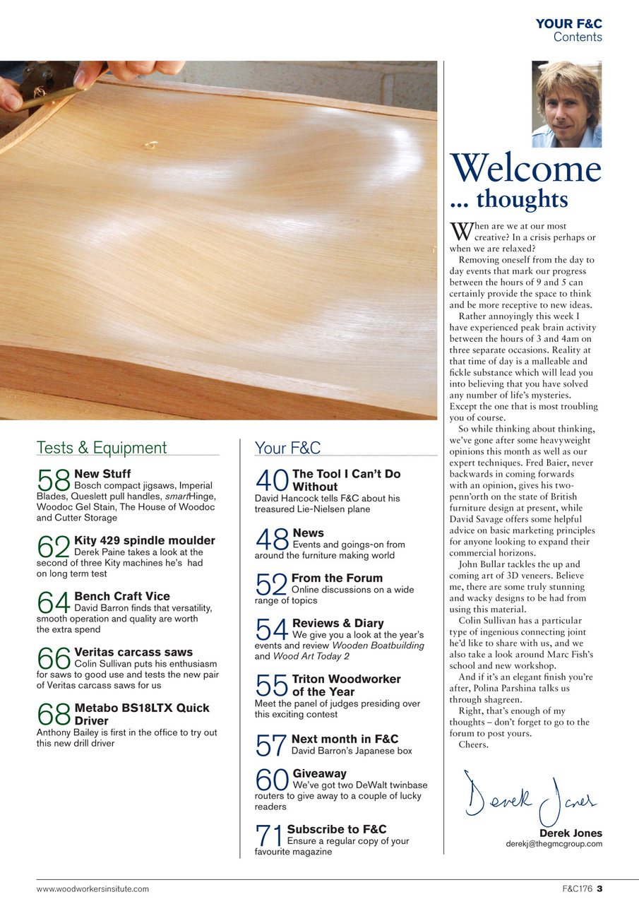 Furniture & Cabinetmaking Preview Pages
