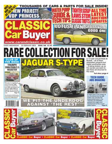 Classic Car Buyer issue CCB 20 February 2013