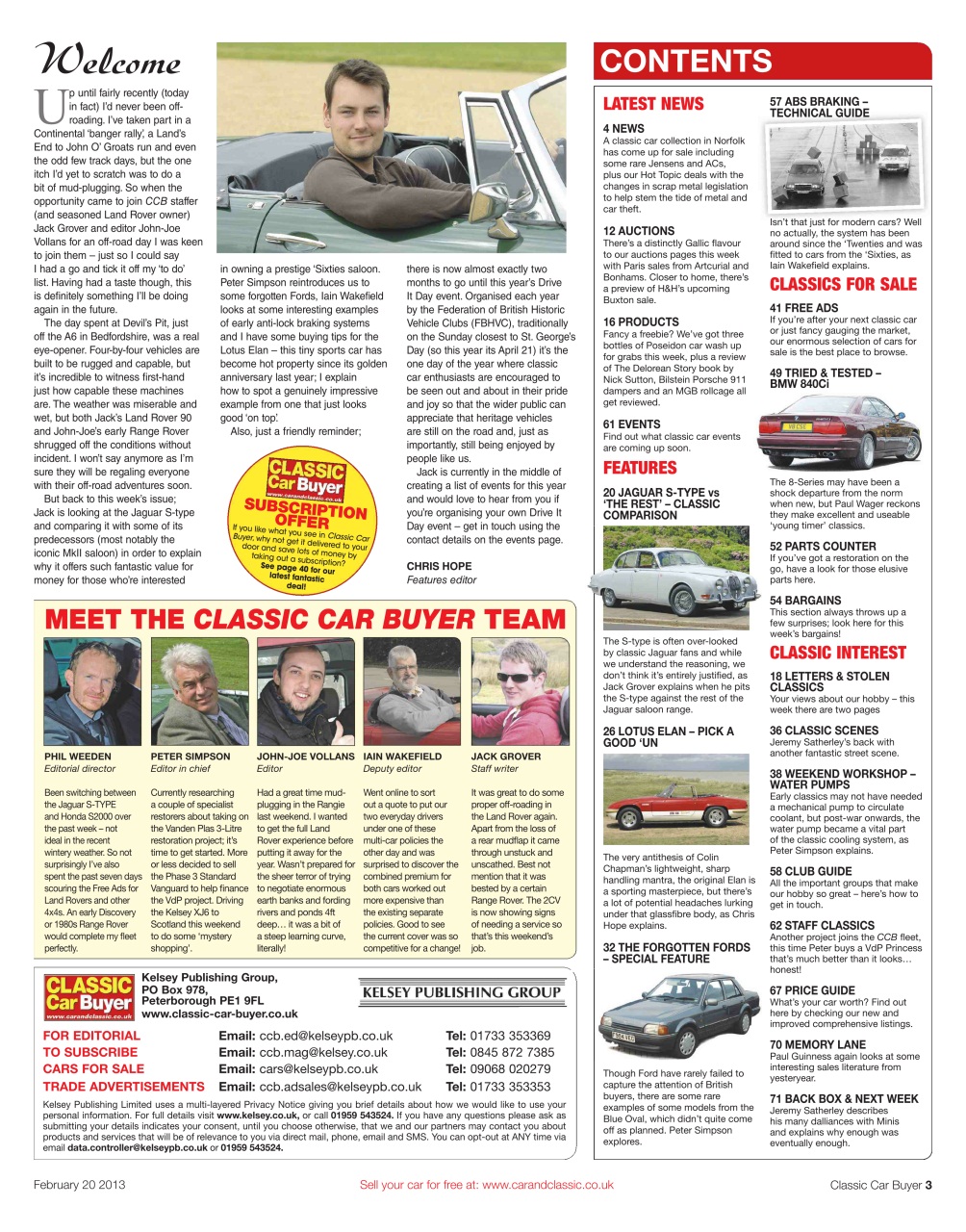 Classic Car Buyer Preview Pages