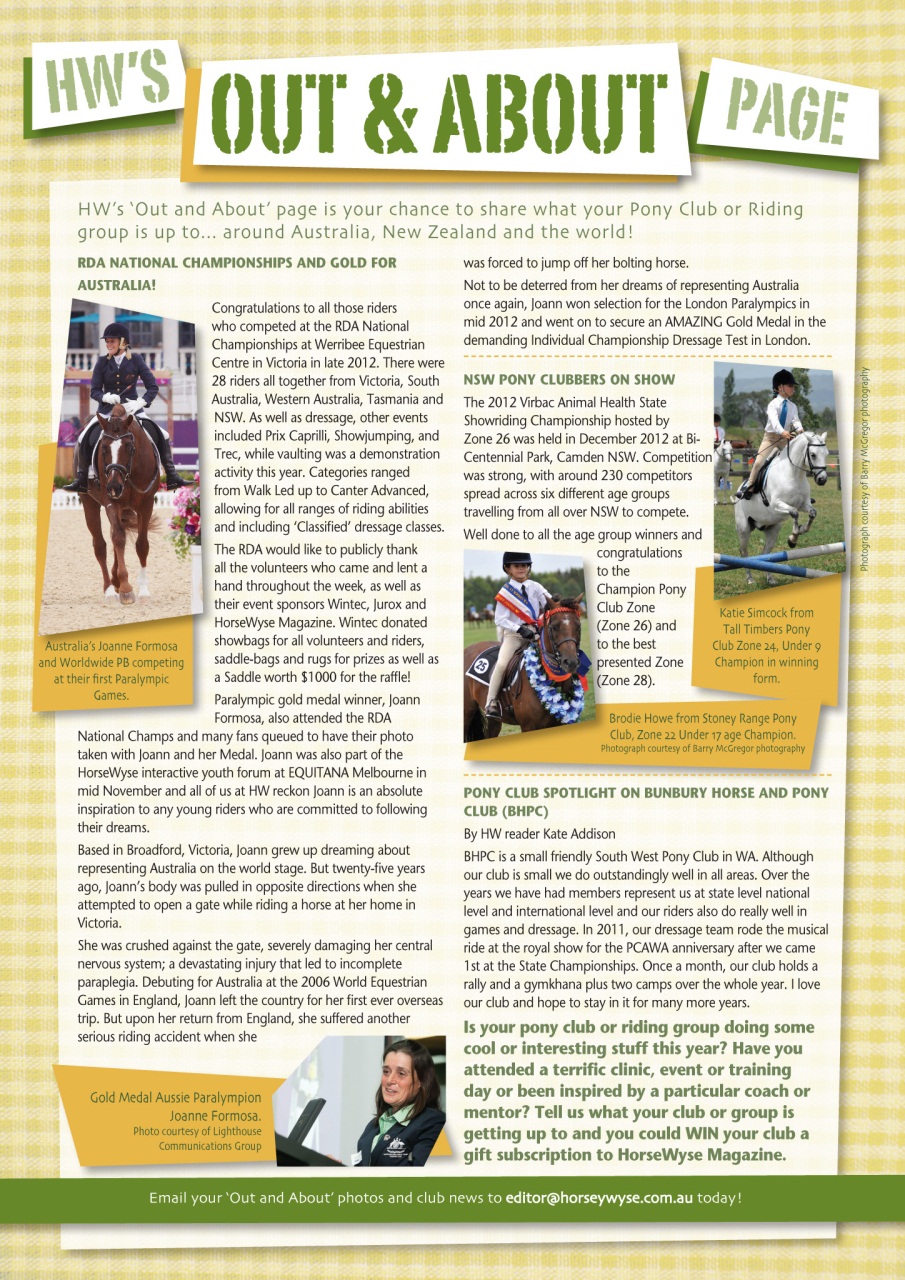 HorseWyse Magazine Preview Pages