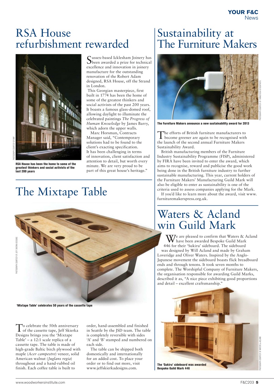 Furniture & Cabinetmaking Preview Pages
