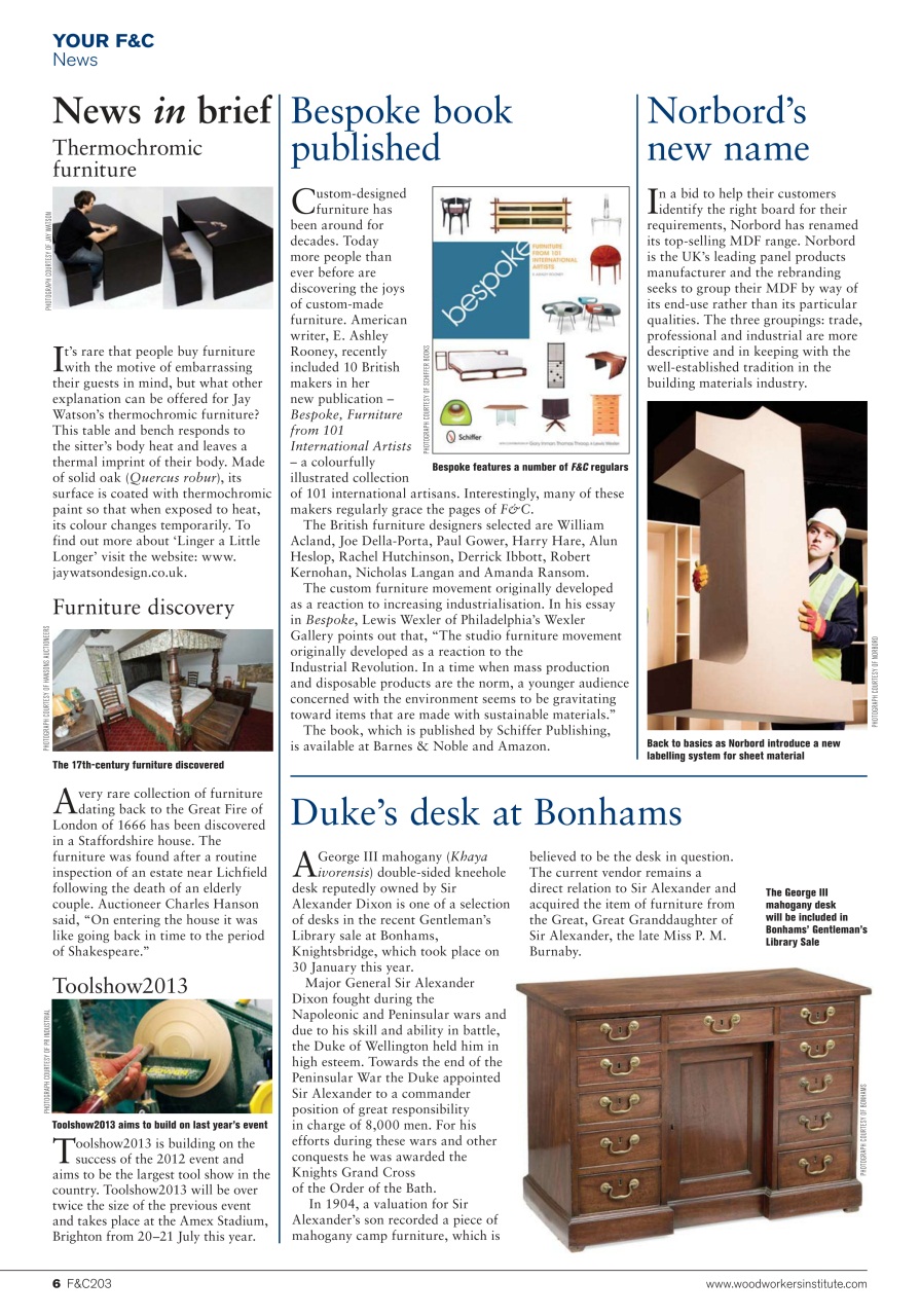 Furniture & Cabinetmaking Preview Pages