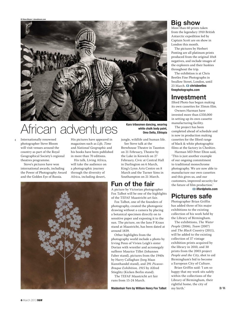 Black+White Photography Preview Pages