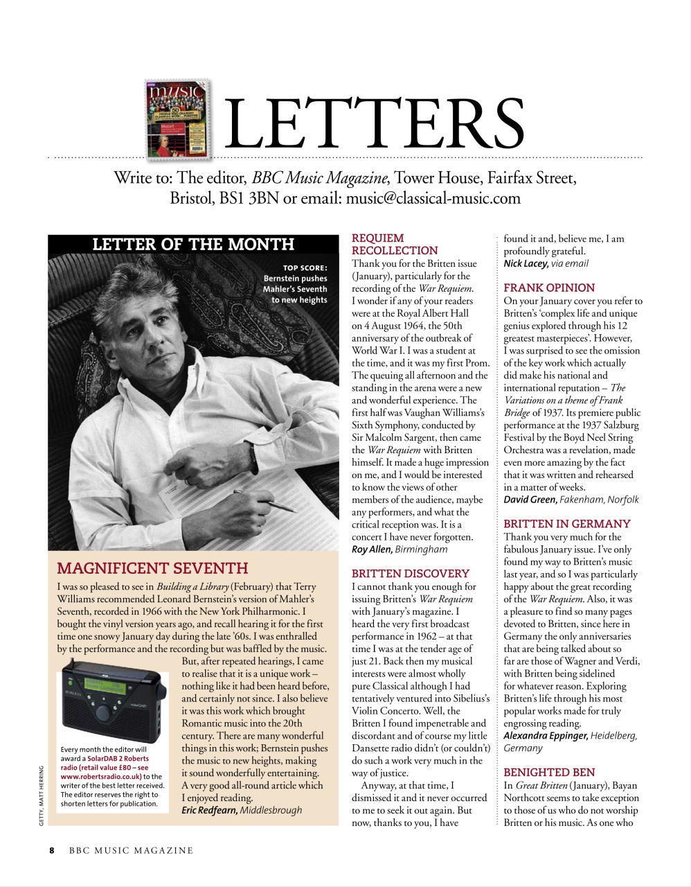 BBC Music Magazine Preview Pages