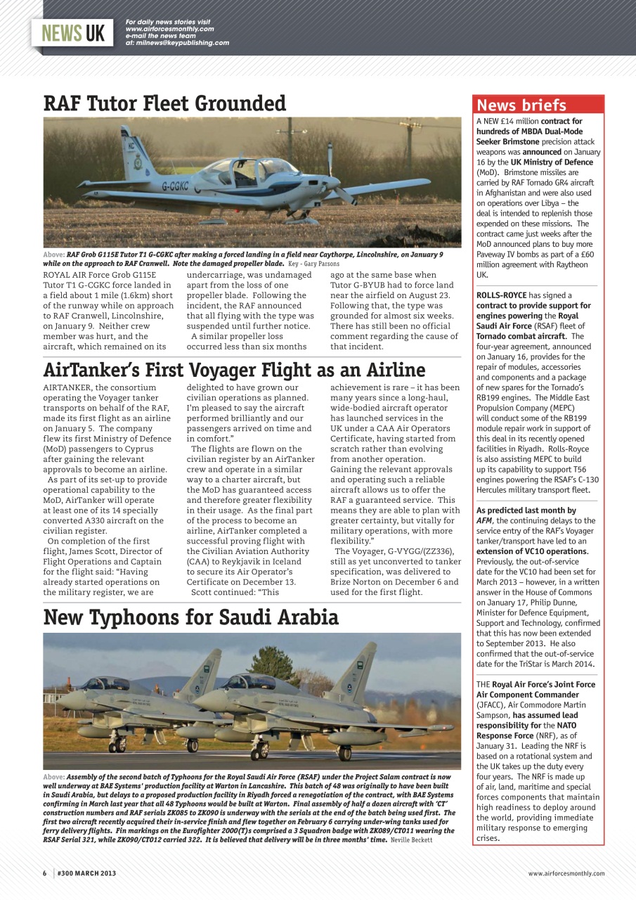 AirForces Monthly Preview Pages