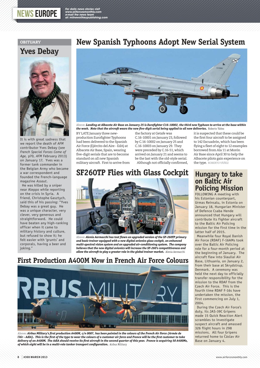 AirForces Monthly Preview Pages