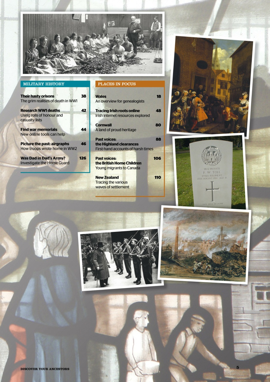 Discover Your Ancestors Preview Pages