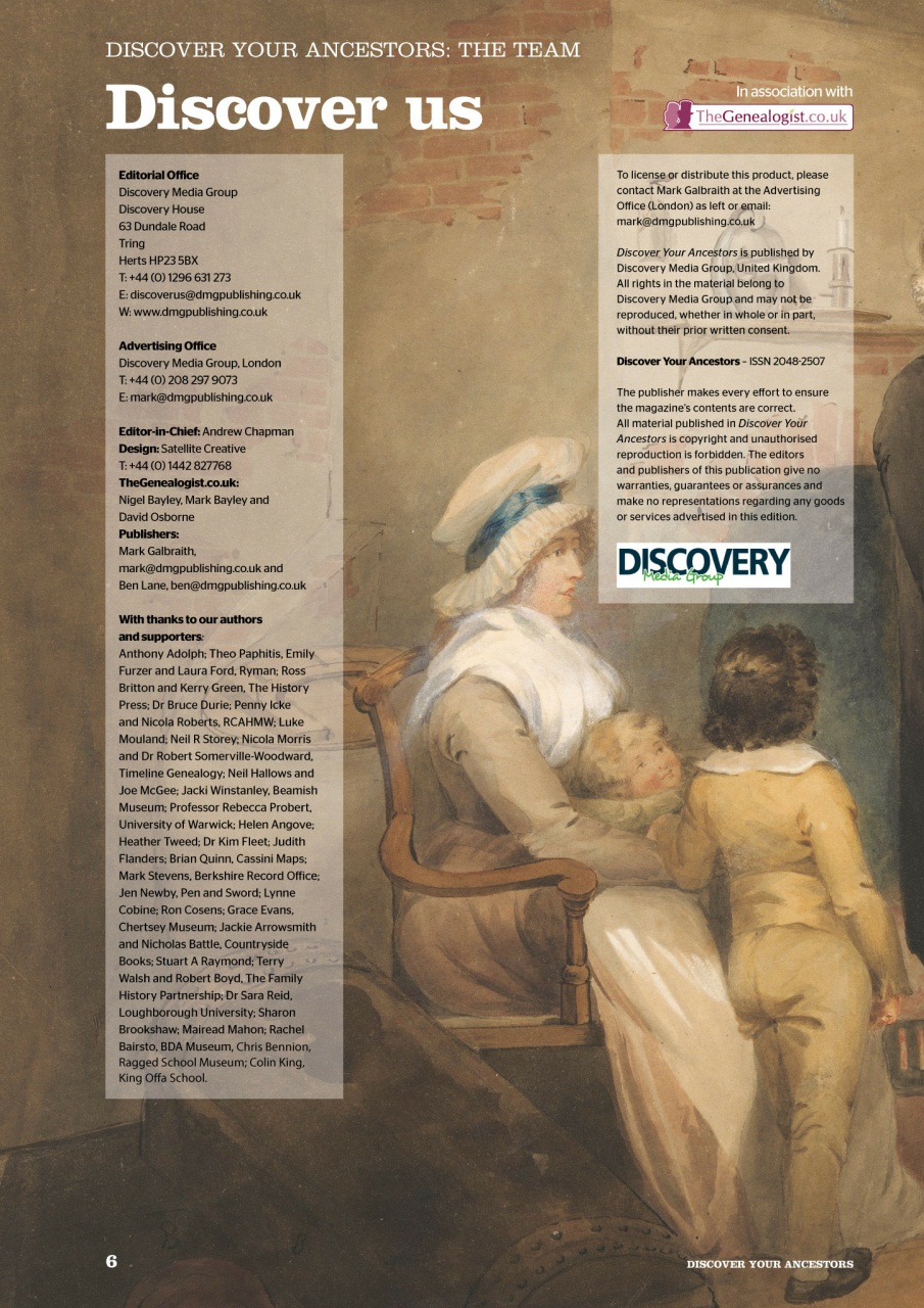 Discover Your Ancestors Preview Pages