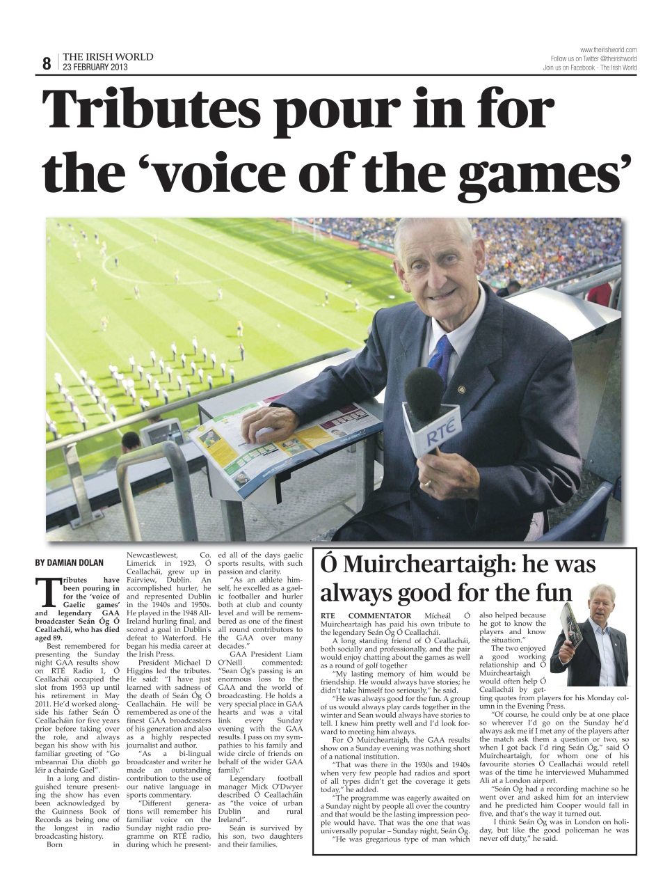 Irish World Preview Pages