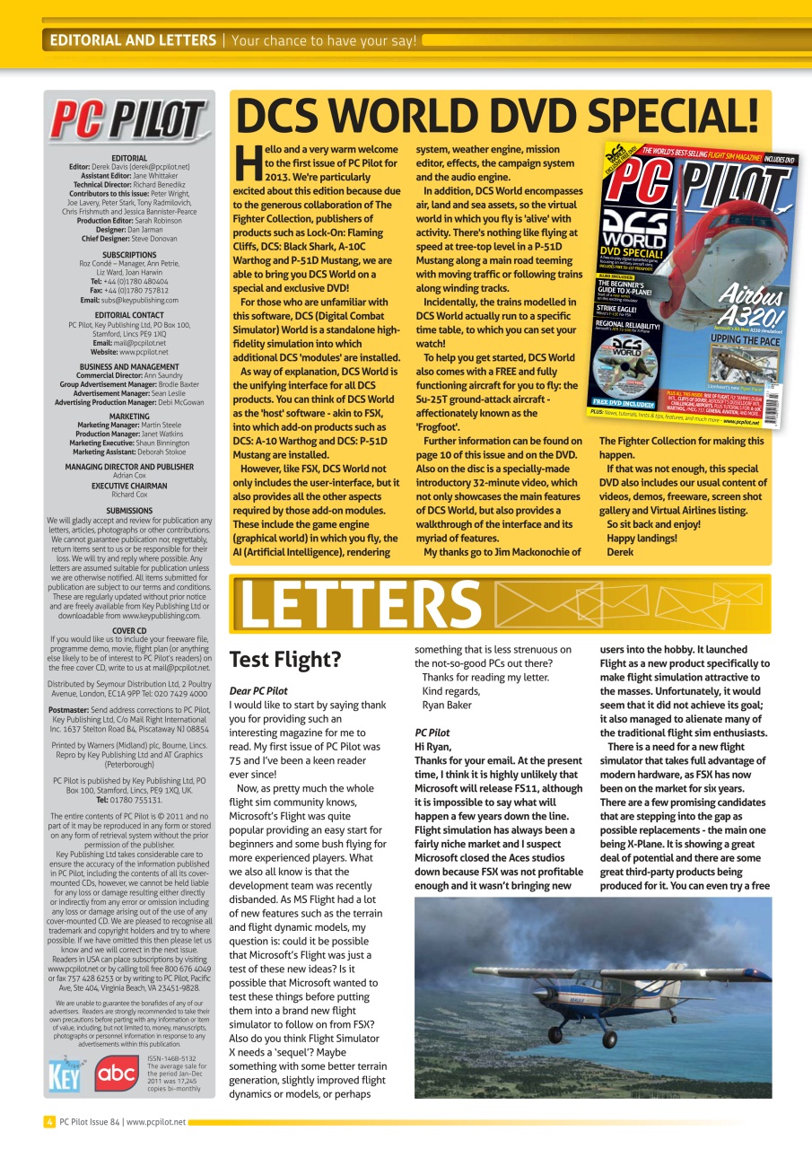 PC Pilot Preview Pages