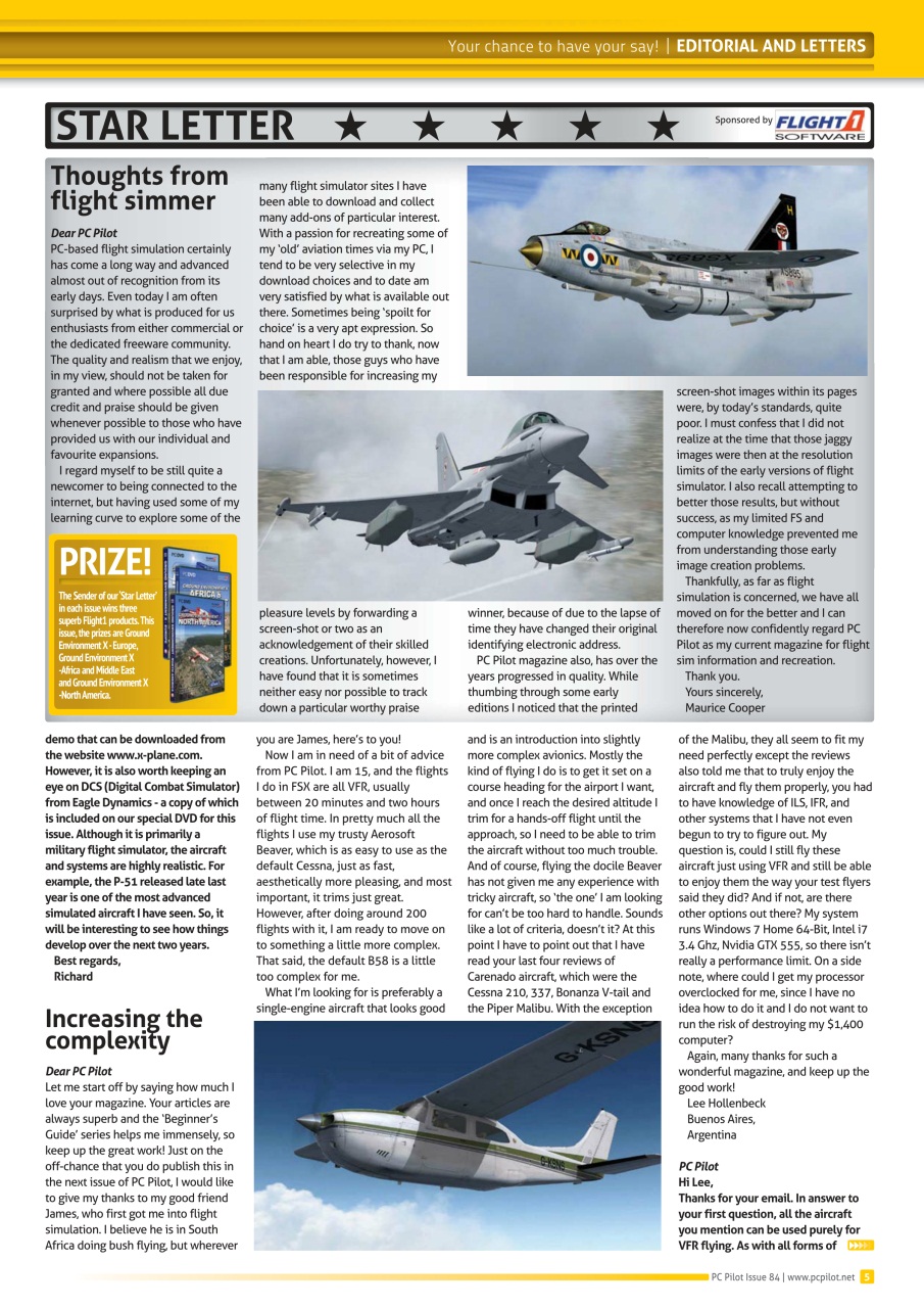 PC Pilot Preview Pages