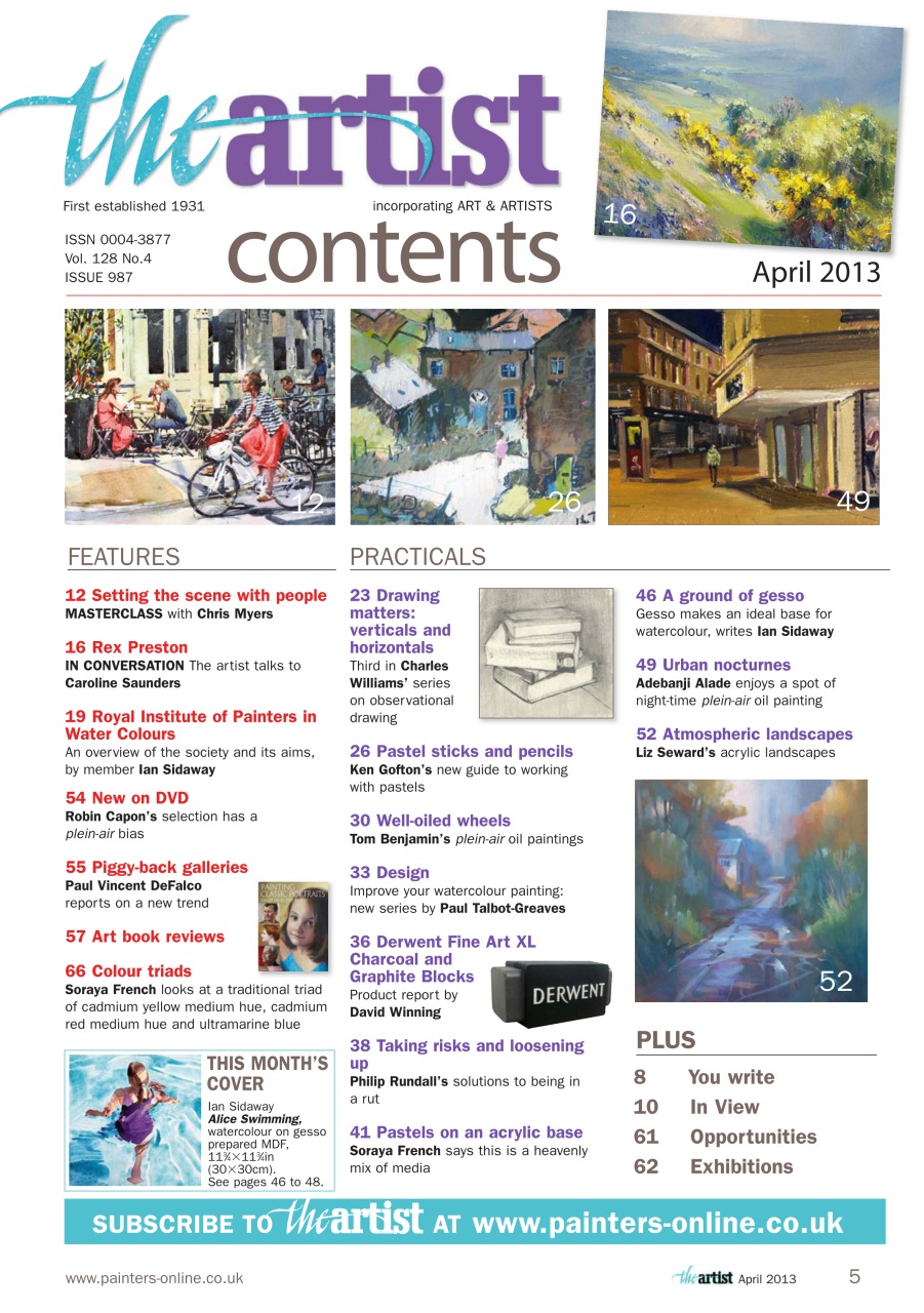 The Artist Preview Pages