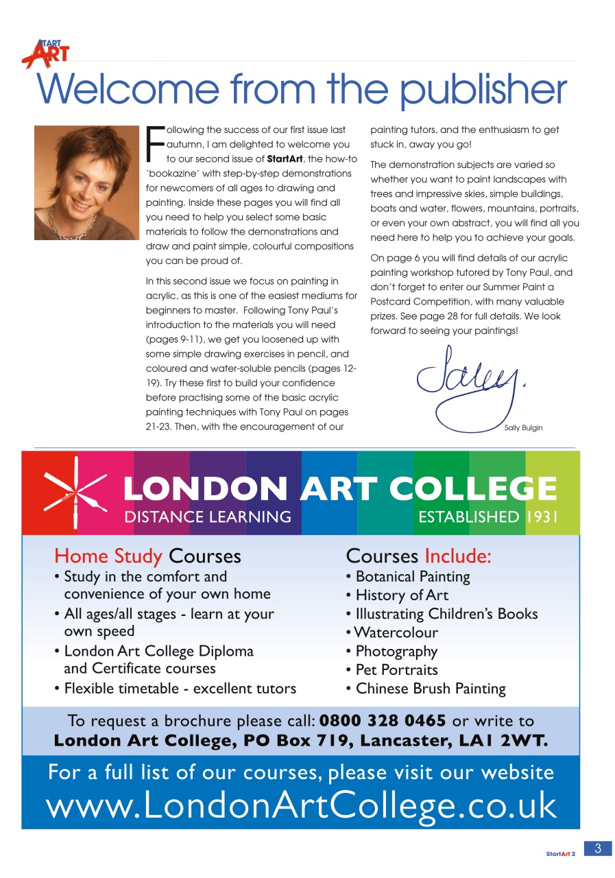 Leisure Painter & The Artist Preview Pages