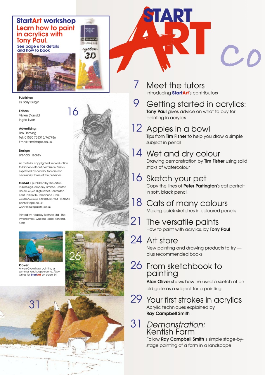 Leisure Painter & The Artist Preview Pages