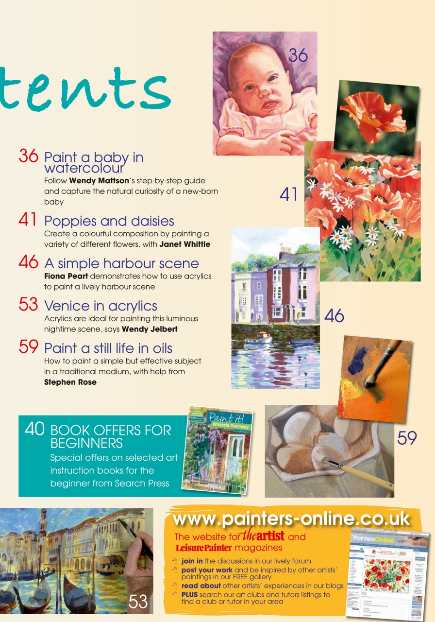 Leisure Painter & The Artist Preview Pages