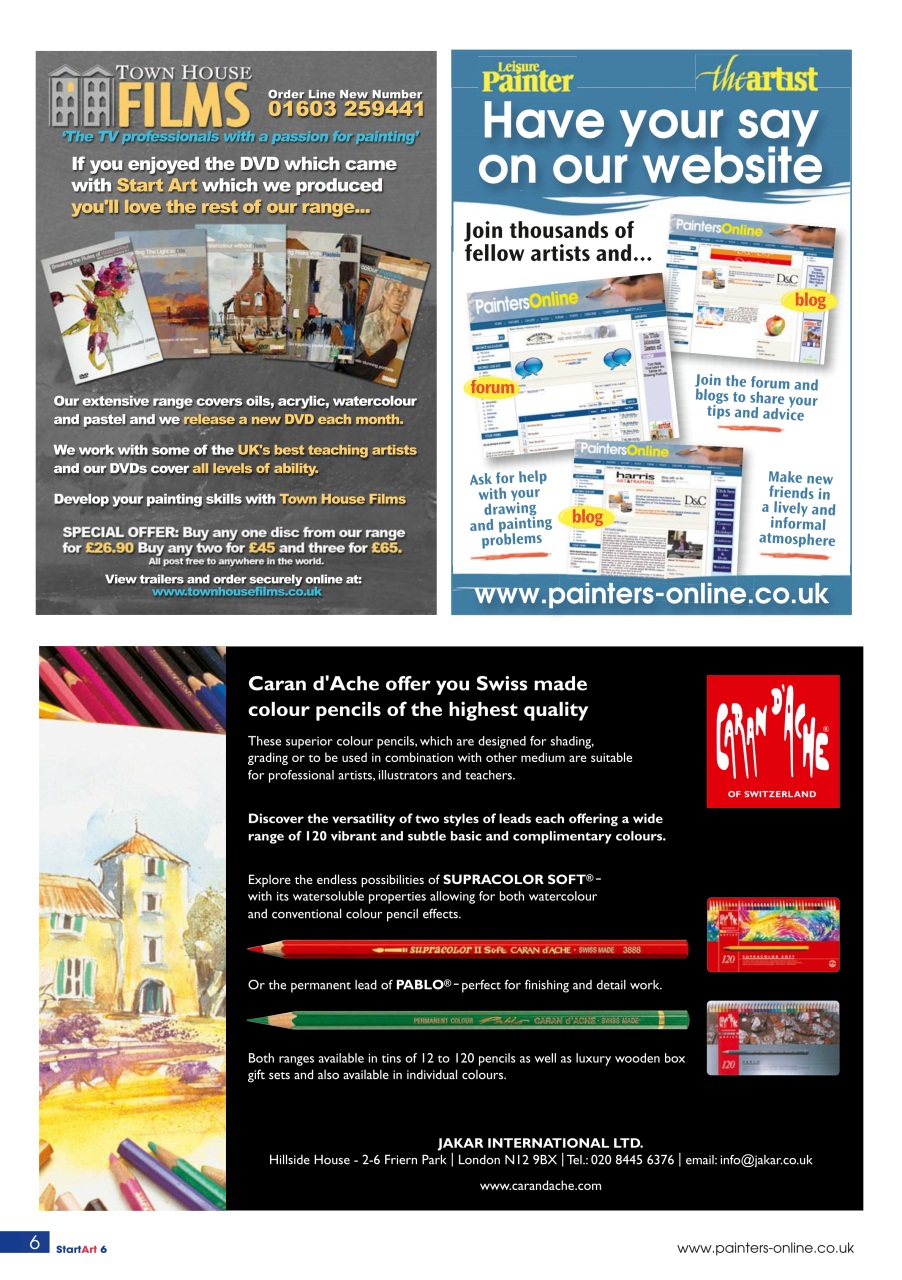 Leisure Painter & The Artist Preview Pages