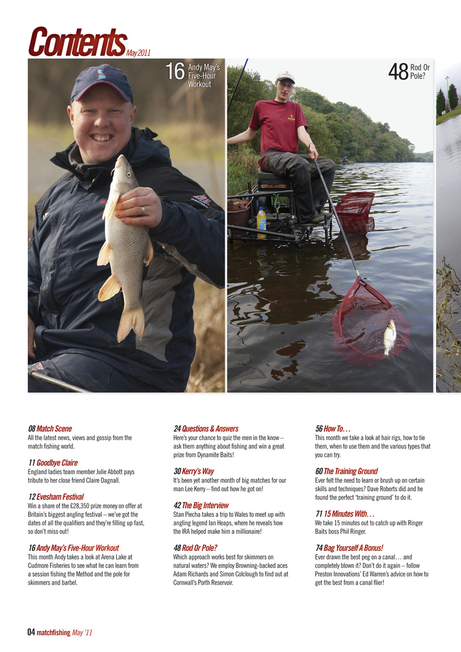 Match Fishing Preview Pages