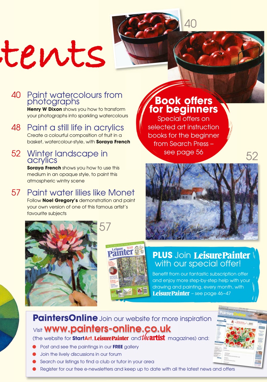 Leisure Painter & The Artist Preview Pages