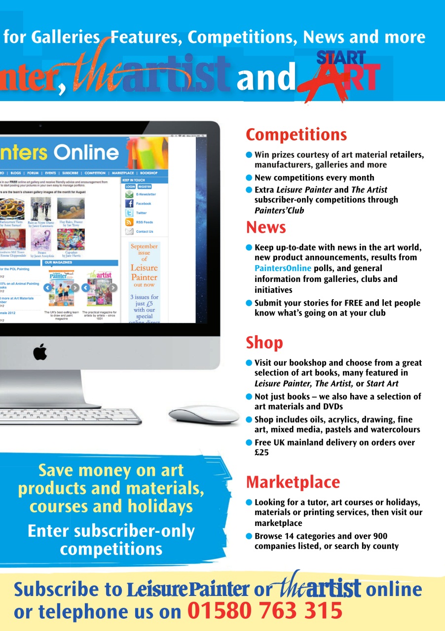 Leisure Painter & The Artist Preview Pages