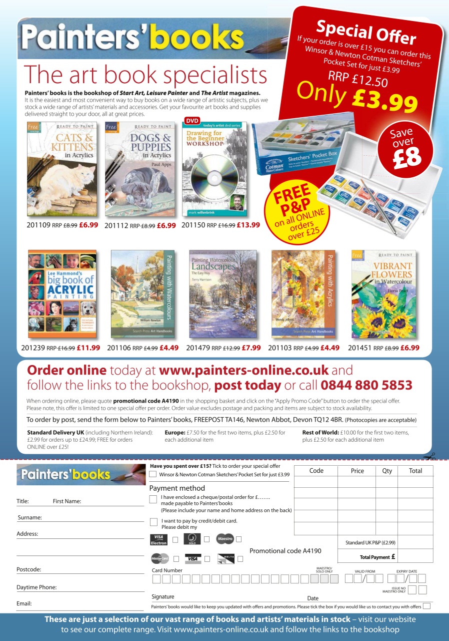 Leisure Painter & The Artist Preview Pages