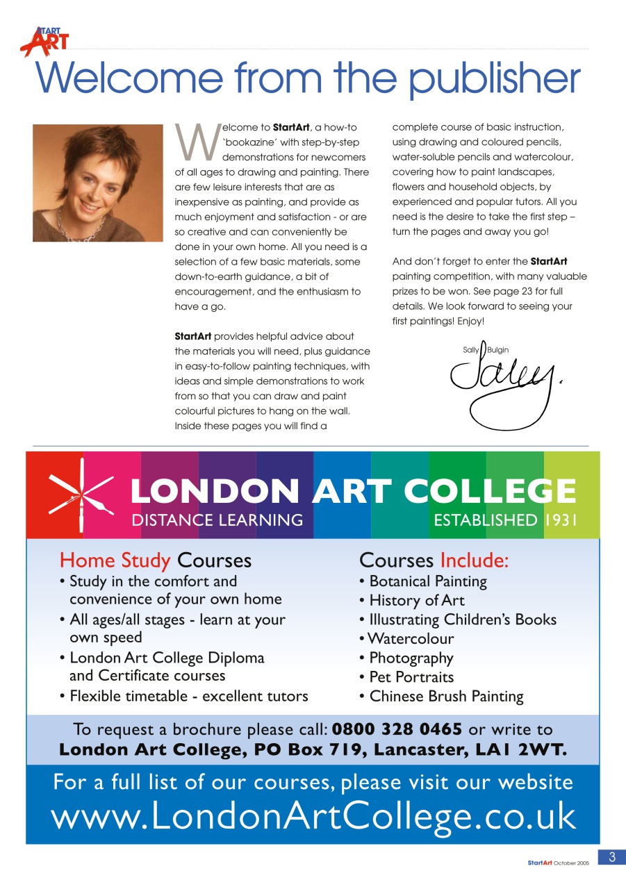 Leisure Painter & The Artist Preview Pages