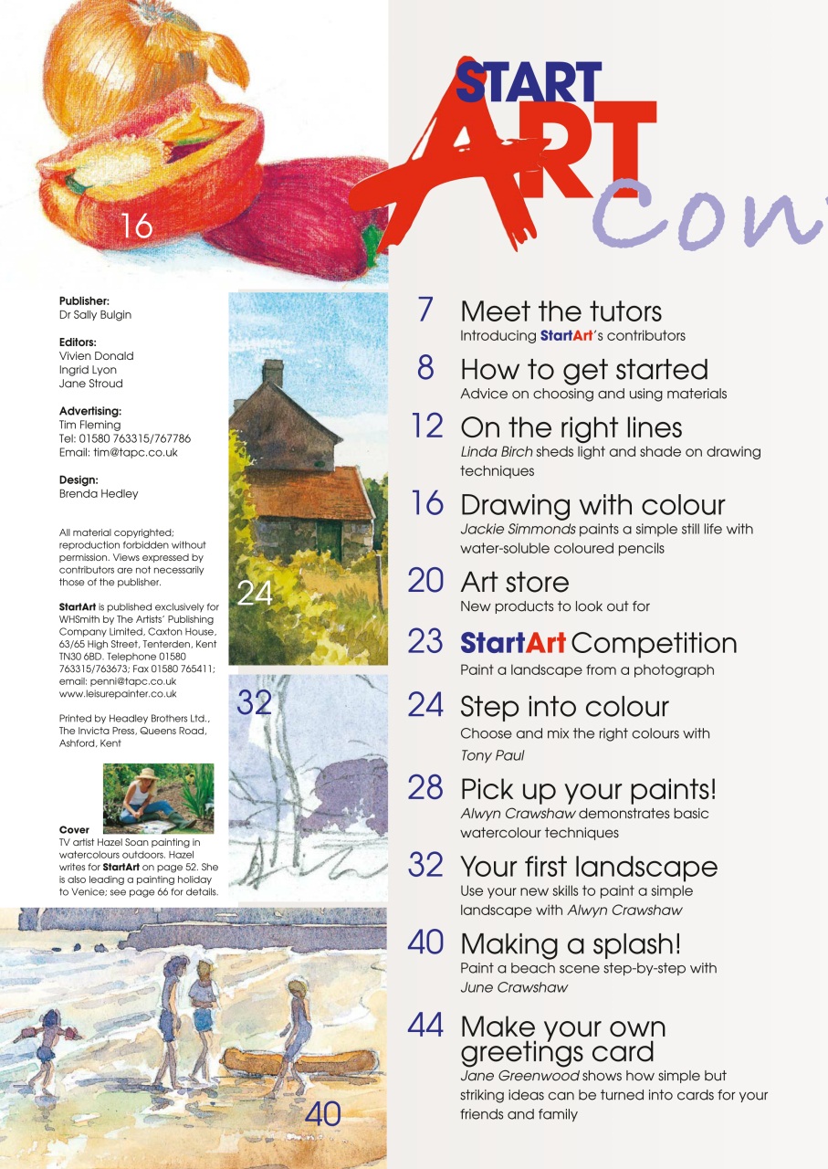 Leisure Painter & The Artist Preview Pages