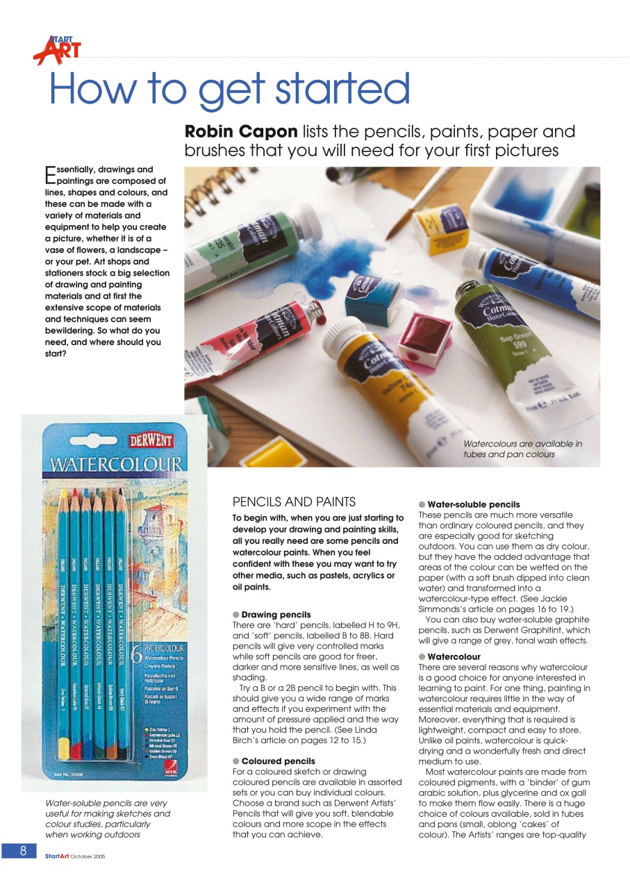 Leisure Painter & The Artist Preview Pages