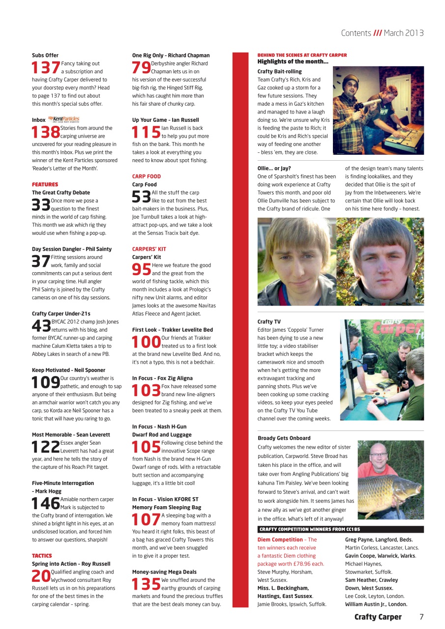 Crafty Carper Preview Pages