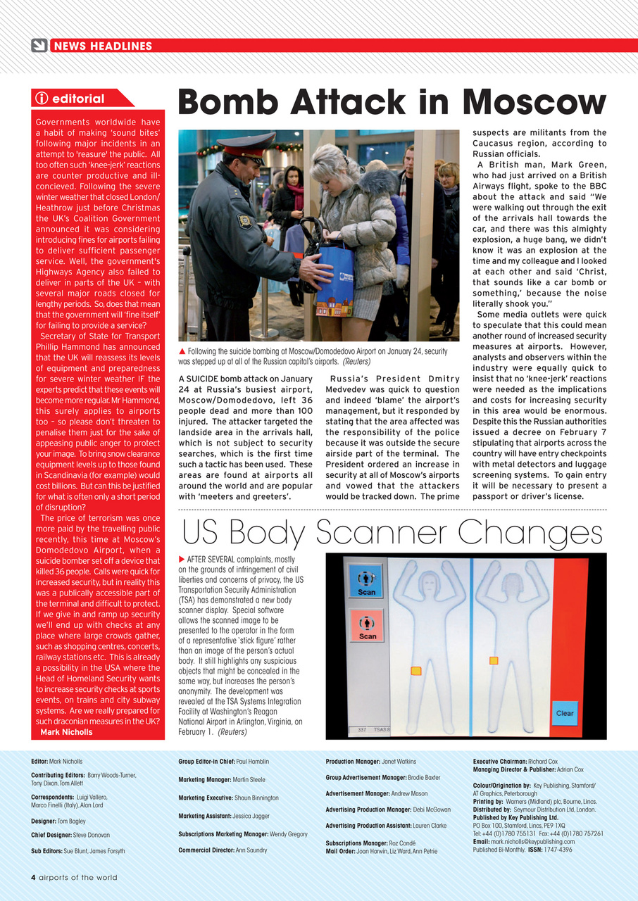 Airports of the World Preview Pages