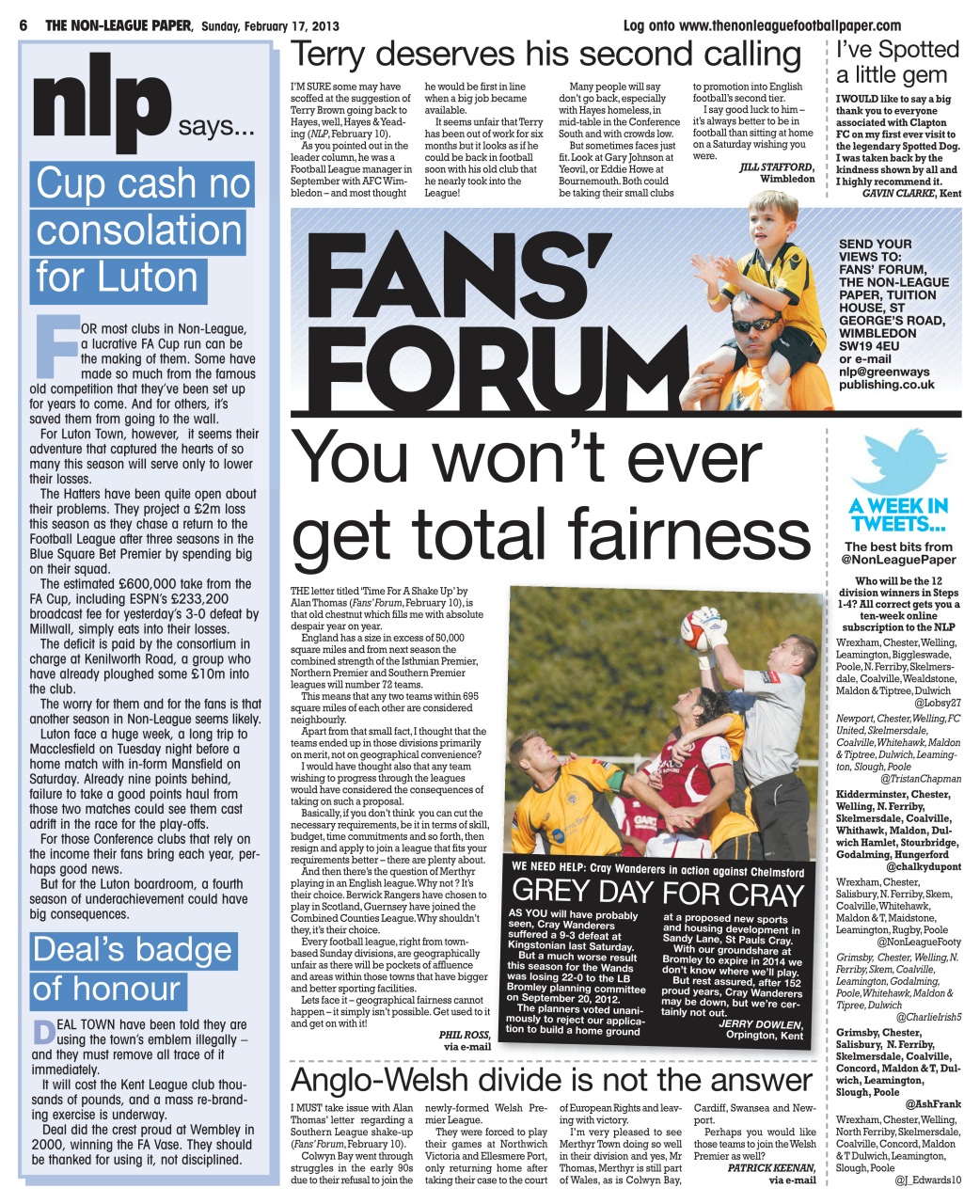 The Non-League Football Paper Preview Pages