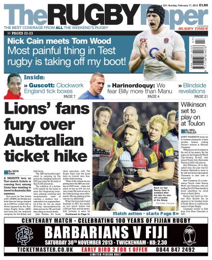 The Rugby Paper issue 