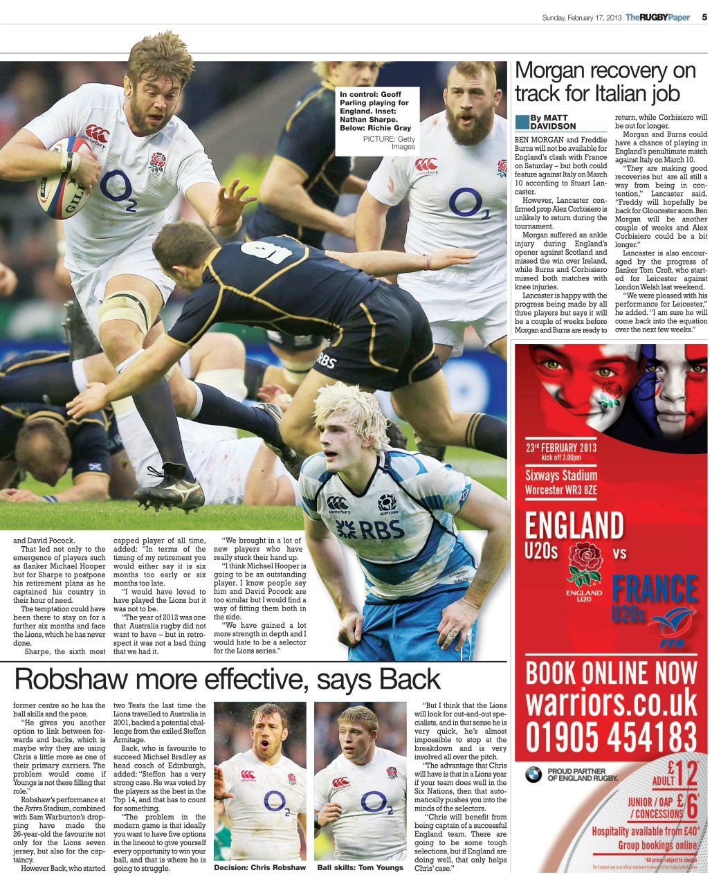 The Rugby Paper Preview Pages