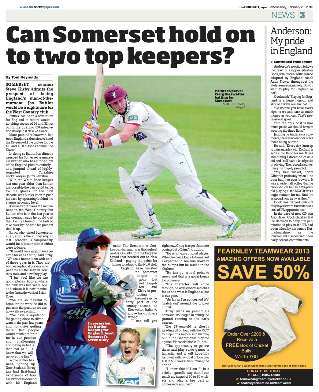 The Cricket Paper Preview Pages