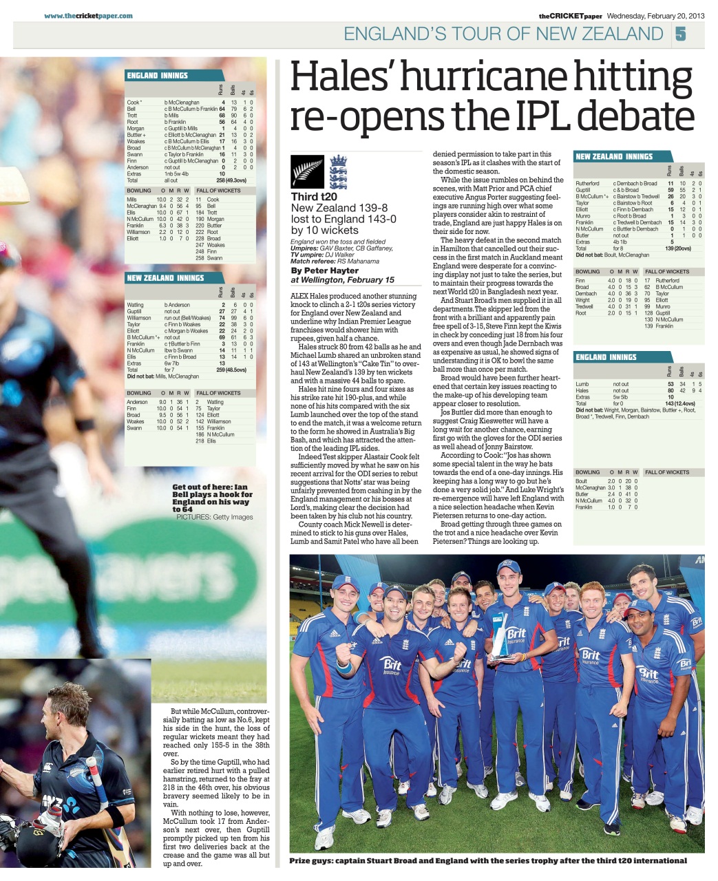 The Cricket Paper Preview Pages