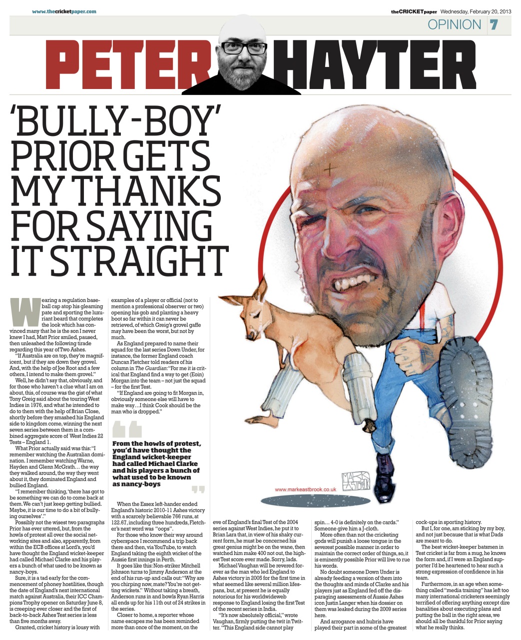 The Cricket Paper Preview Pages