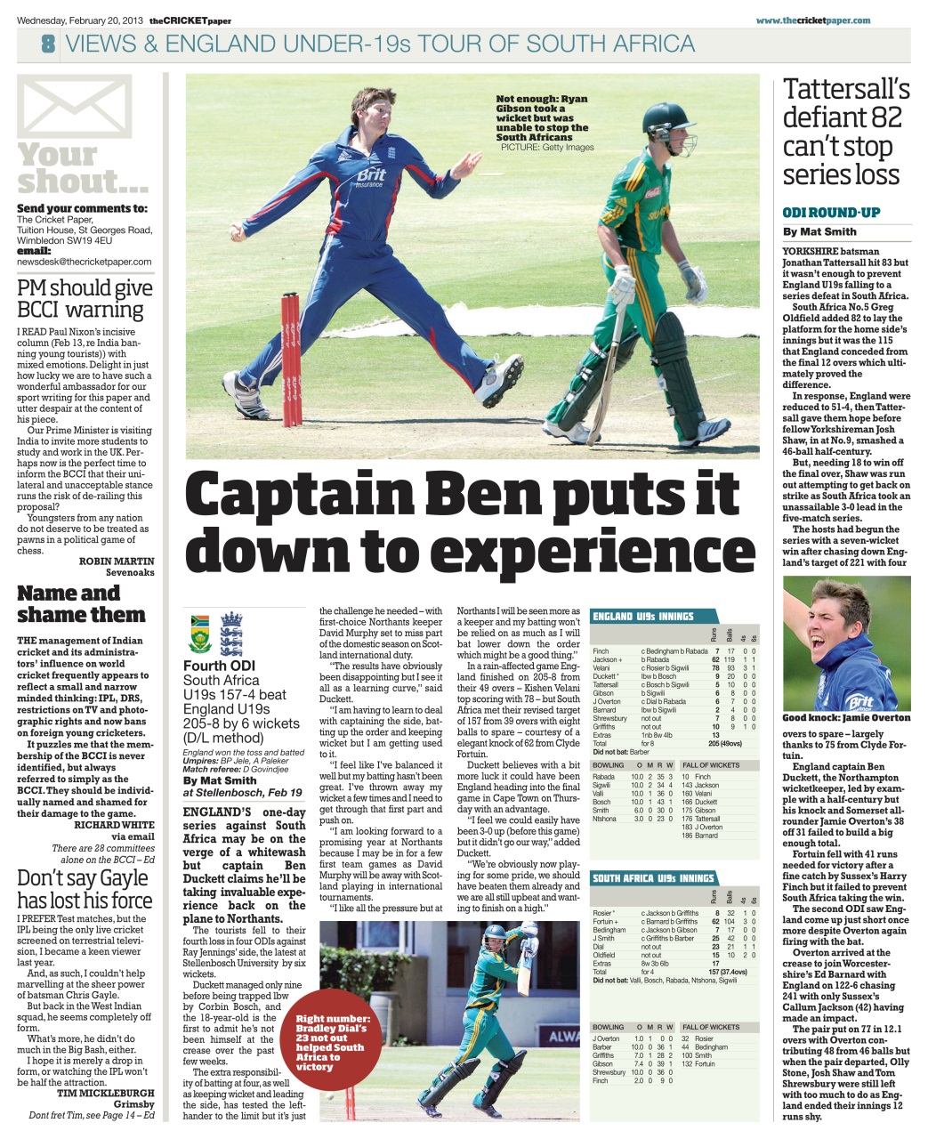 The Cricket Paper Preview Pages