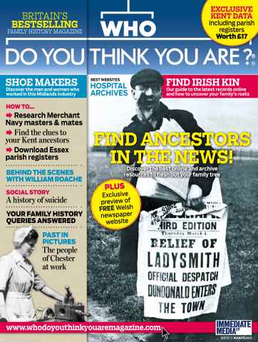 Who Do You Think You Are? issue March 2013