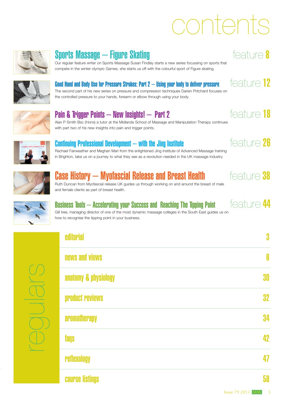 Massage World Preview Pages