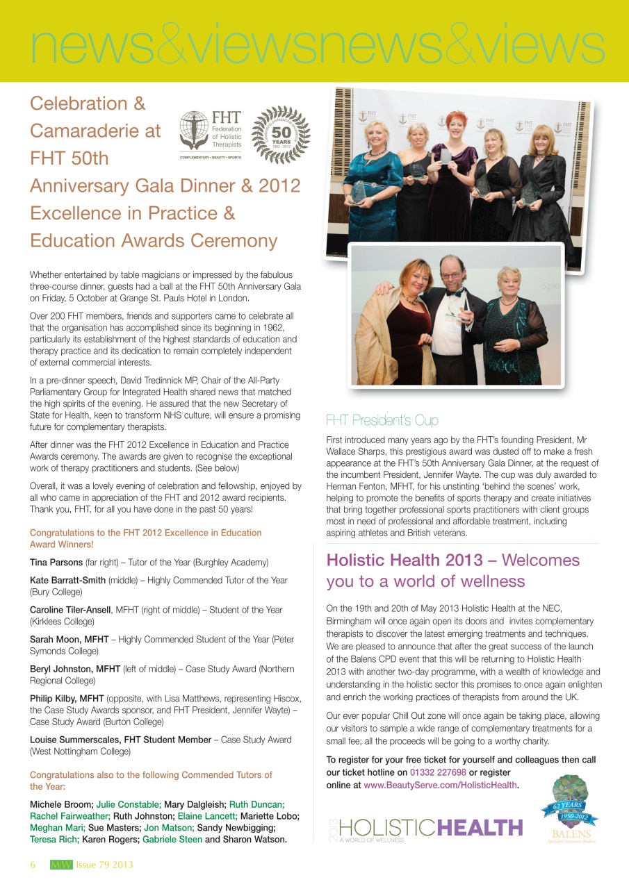 Massage World Preview Pages