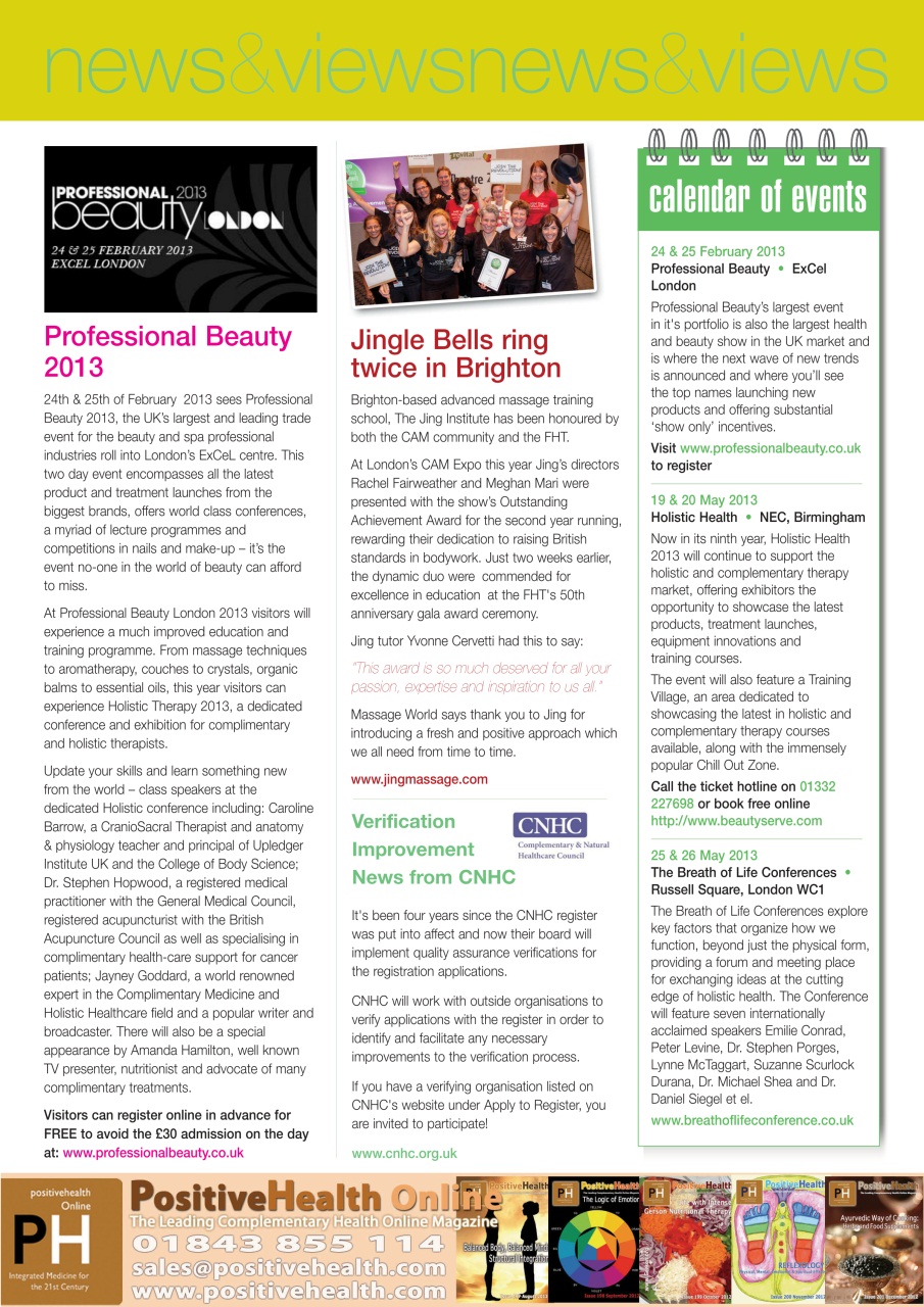 Massage World Preview Pages