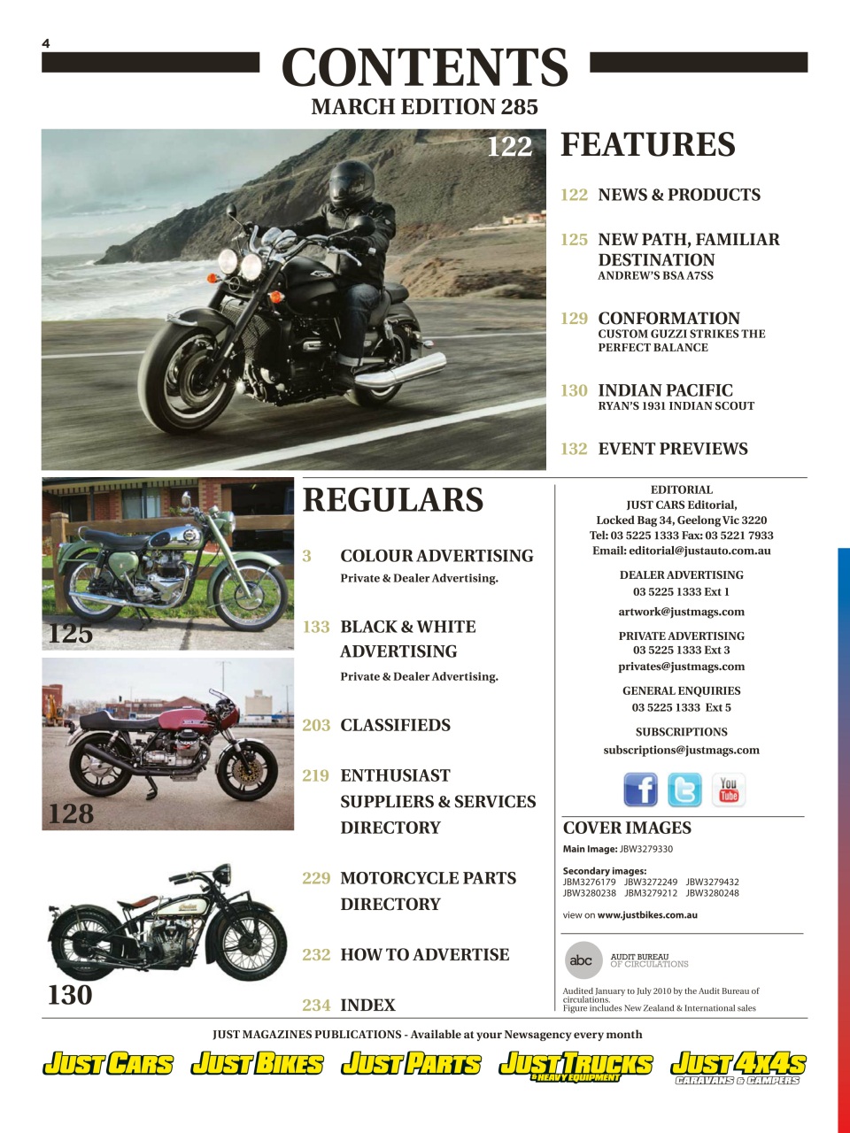 JUST BIKES Preview Pages