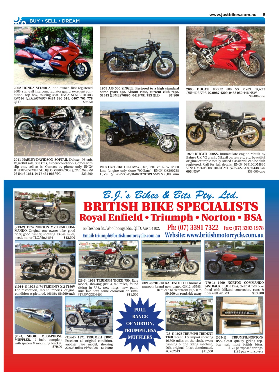 JUST BIKES Preview Pages