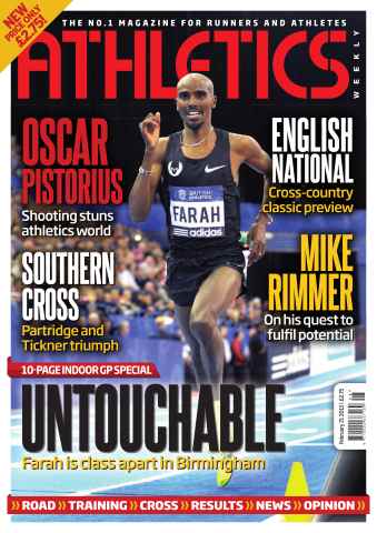 AW – Athletics Weekly Magazine issue AW Februay 21 2013