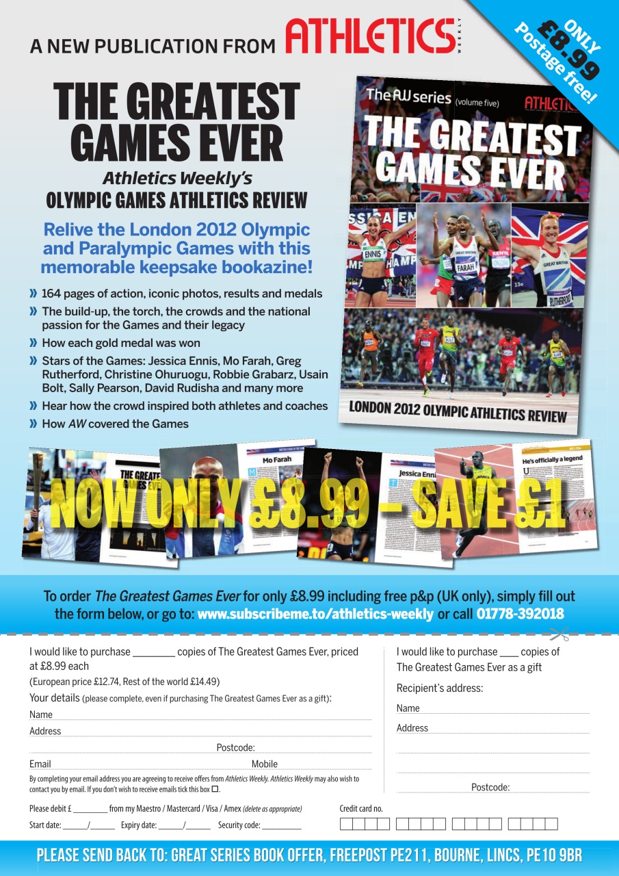 AW – Athletics Weekly Magazine Preview Pages