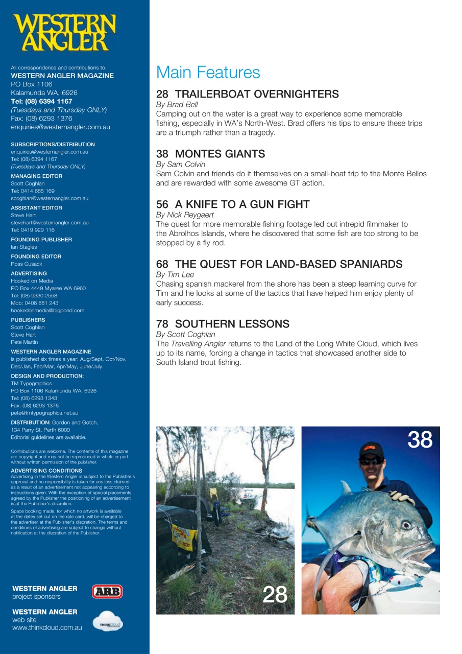 Western Angler Preview Pages