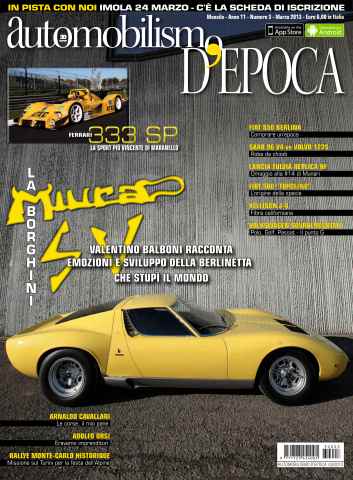 Automobilismo d'Epoca issue Automobilismo d'Epoca 3 2013